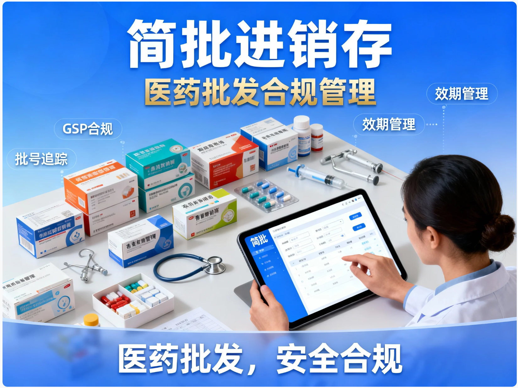 简批专业批发进销存